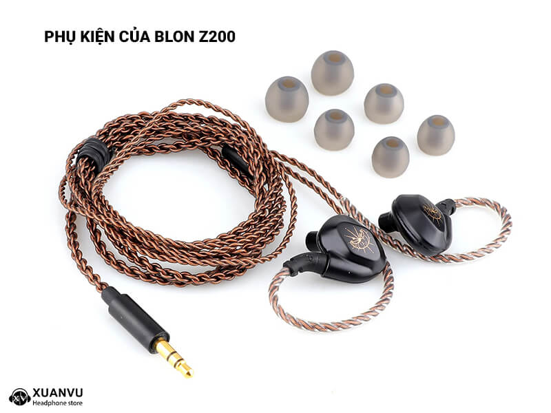 Tai nghe Blon Z200 (có mic) phụ kiện
