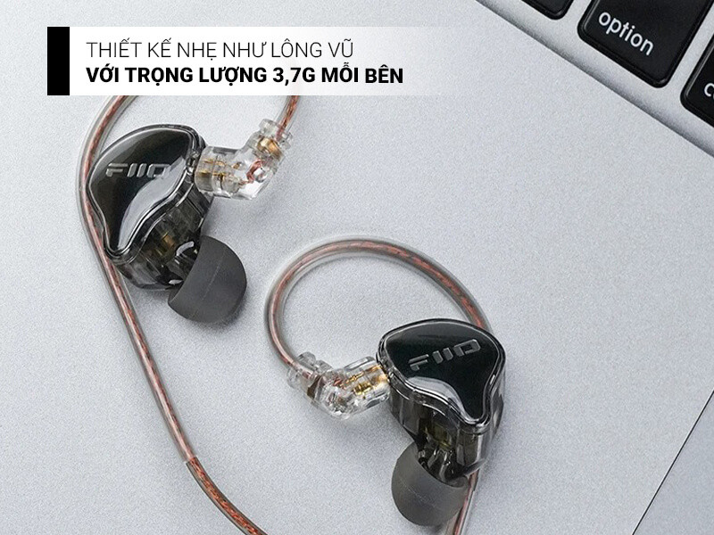 Tai nghe FiiO JD10 - Type C thiết kế 