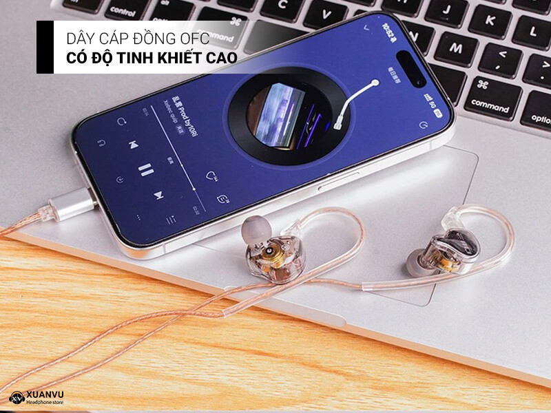 Tai nghe FiiO JD10 - Type C dây cáp đồng 