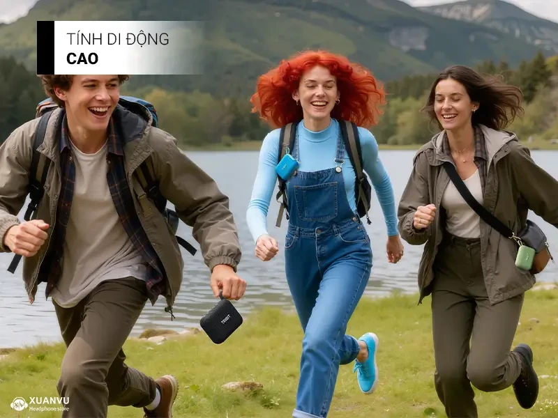 Loa Bluetooth Tribit PocketGo tính di động