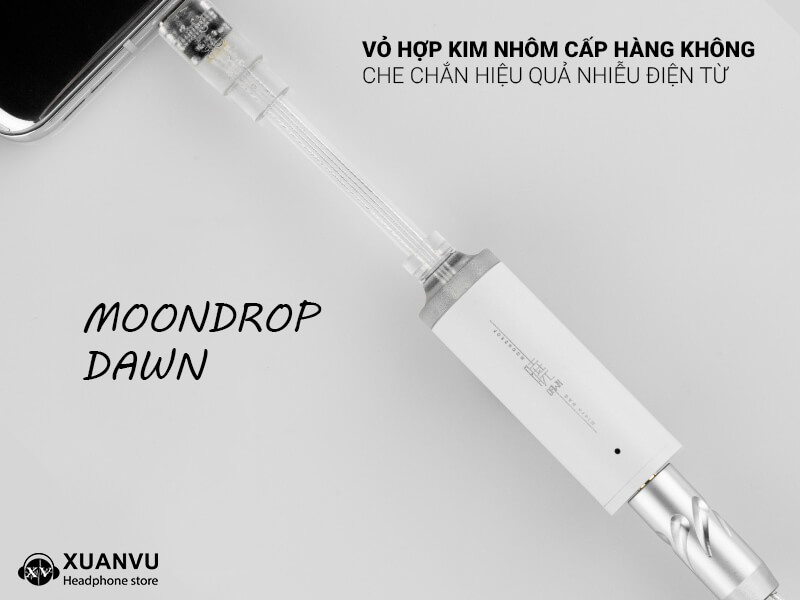 Dongle DAC/AMP Moondrop Dawn thiết kế
