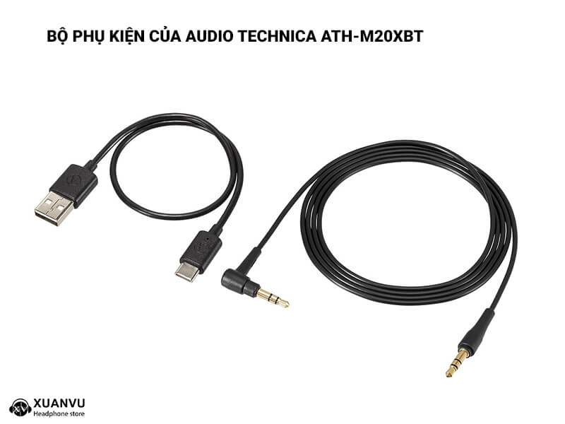 Tai nghe Bluetooth Audio-Technica ATH-M20xBT phụ kiện
