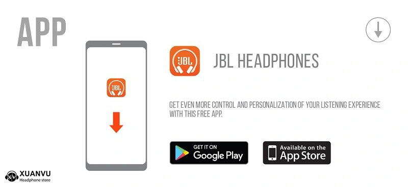 Tai nghe không dây JBL Live Pro 2 TWS ứng dụng