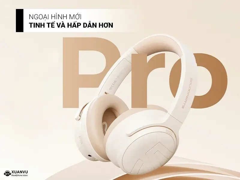 Tai nghe bluetooth SoundPeats Space Pro ngoại hình