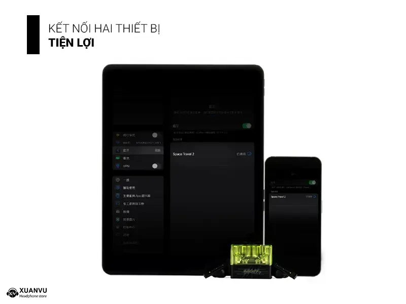 Tai nghe True Wireless Moondrop Space Travel 2 kết nối