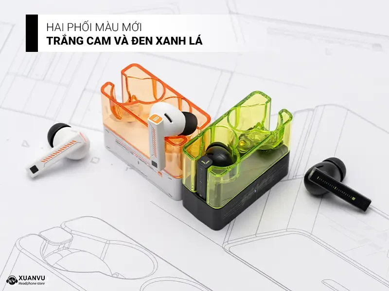 Tai nghe True Wireless Moondrop Space Travel 2 màu sắc