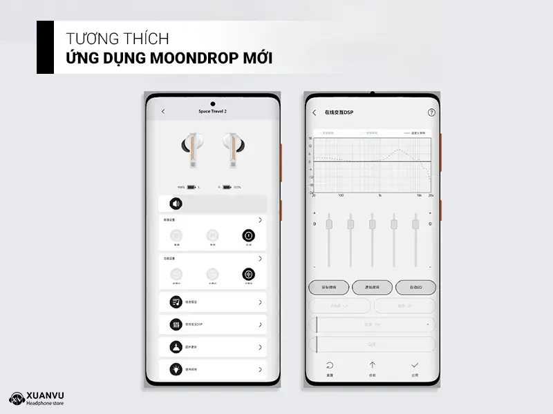 Tai nghe True Wireless Moondrop Space Travel 2 ứng dụng