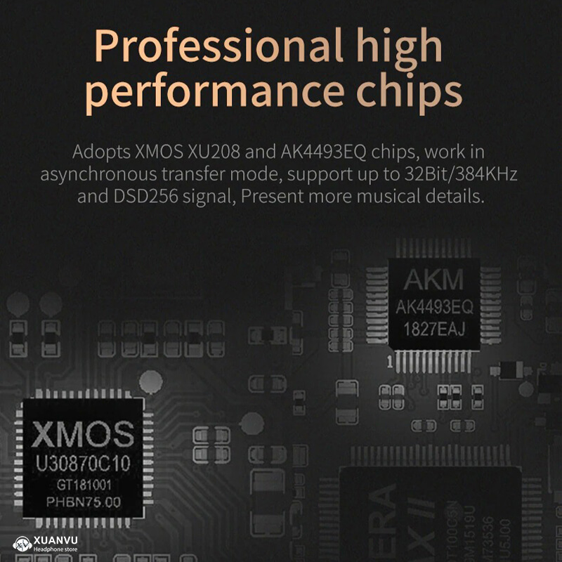 DAC/AMP xDuoo XD-05 Plus chip giải mã