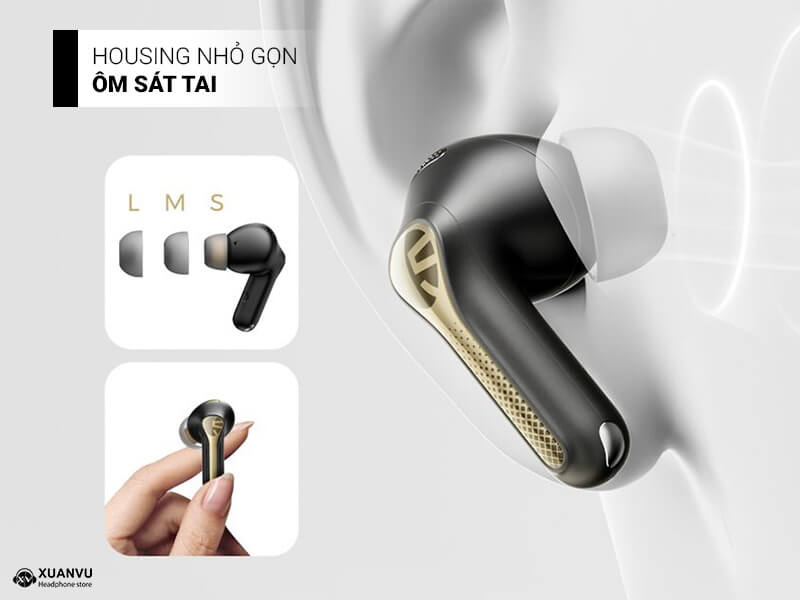 Tai nghe bluetooth SoundPeats Capsule 3 Pro + thiết kế 