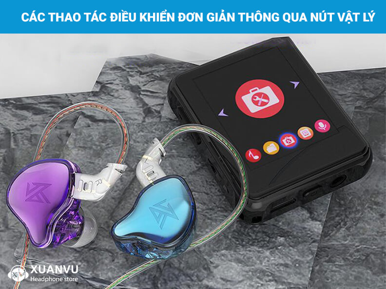 Tai nghe KZ EDC không Mic thao tác điều khiển đơn giản