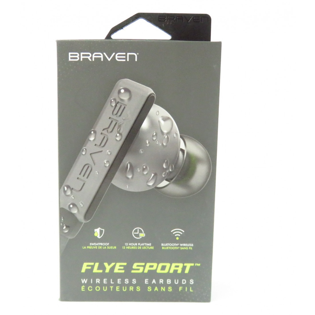 Tai nghe Bluetooth Braven Flye Sport đóng hộp chắc chắn 