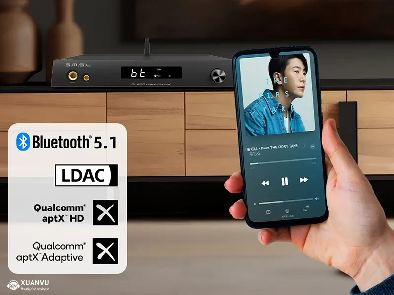 DAC/AMP SMSL DL200 bluetooth