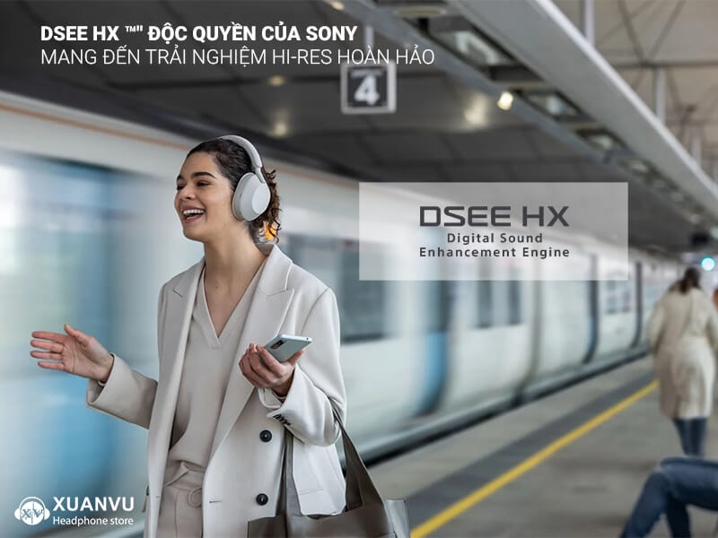 Tai nghe Bluetooth Sony WH-1000XM5 công nghệ DSEE HX độc quyền
