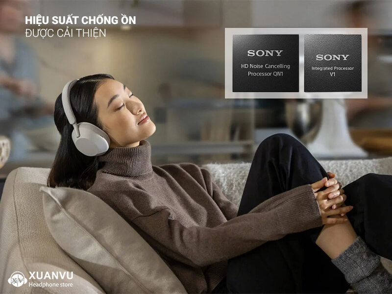 Tai nghe Bluetooth Sony WH-1000XM5 khả năng chống ồn