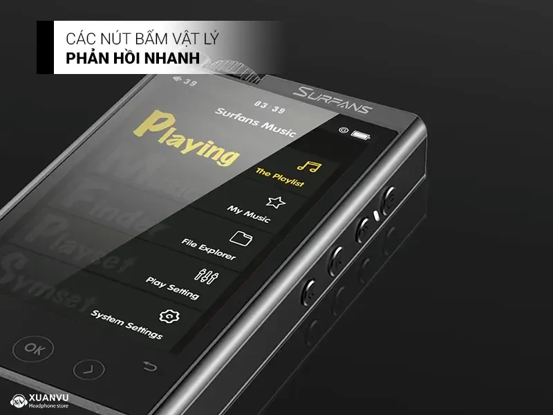 Máy nghe nhạc Surfans F35 nút bấm