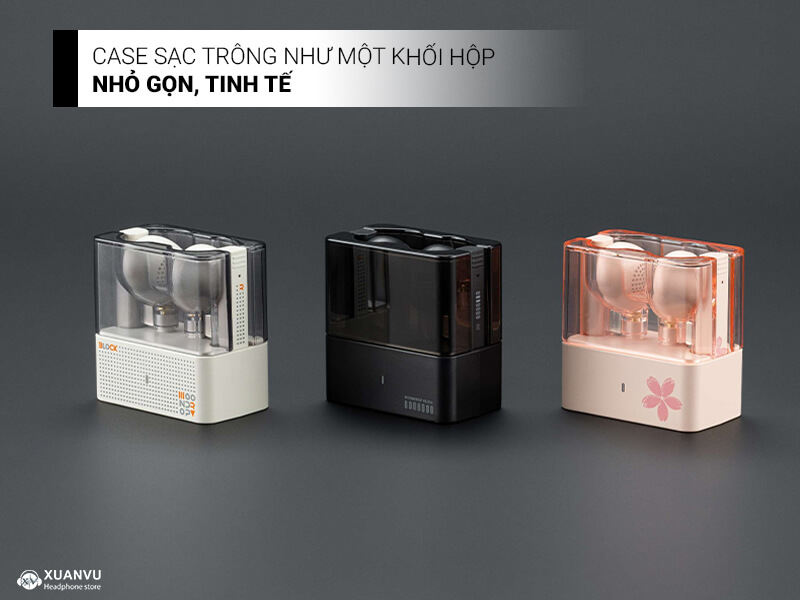 Tai nghe True Wireless Moondrop Block thiết kế 