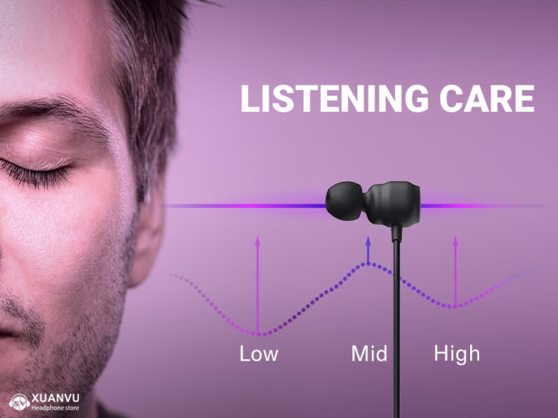 Tai nghe Bluetooth Yamaha EP-E50A công nghệ listening care