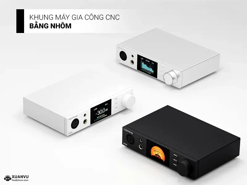 Desktop DAC/AMP Topping DX5 II khung máy nhôm
