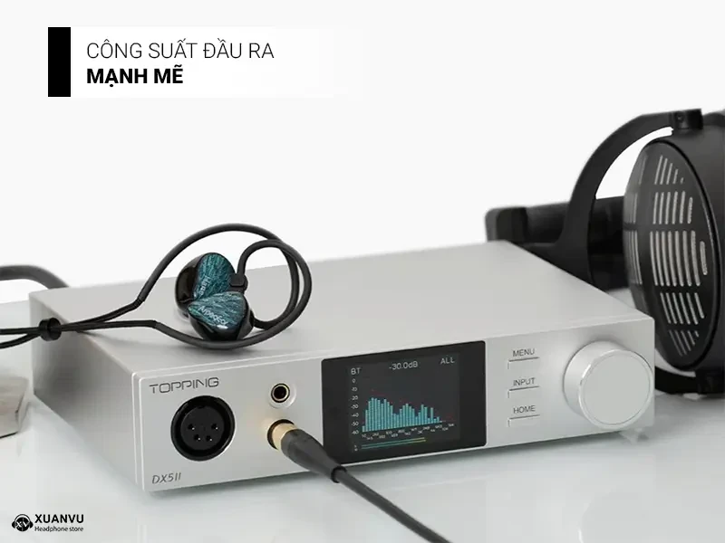 Desktop DAC/AMP Topping DX5 II công suất đầu ra