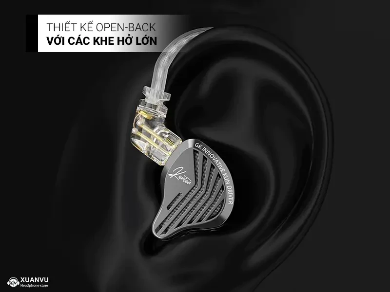 Tai nghe GK Kunten - 3.5mm (có Mic) open-back