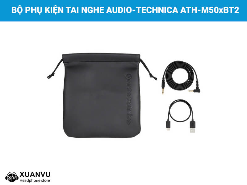 Tai nghe Bluetooth Audio-Technica ATH-M50xBT2 bao bì