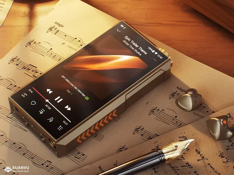 Máy nghe nhạc FiiO M27 (Titanium Alloy) chất liệu