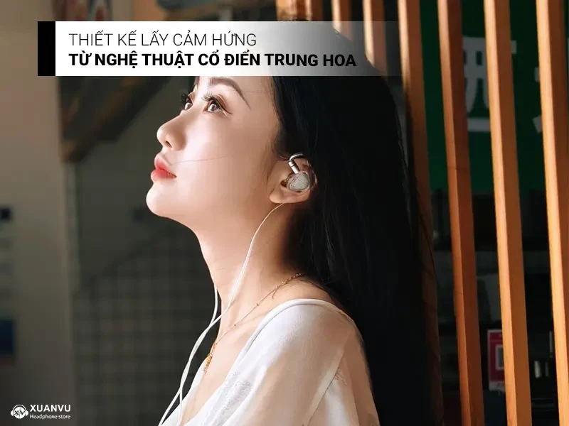 Tai nghe Tangzu Wan'er SG 2 (3.5mm, có mic) thiết kế