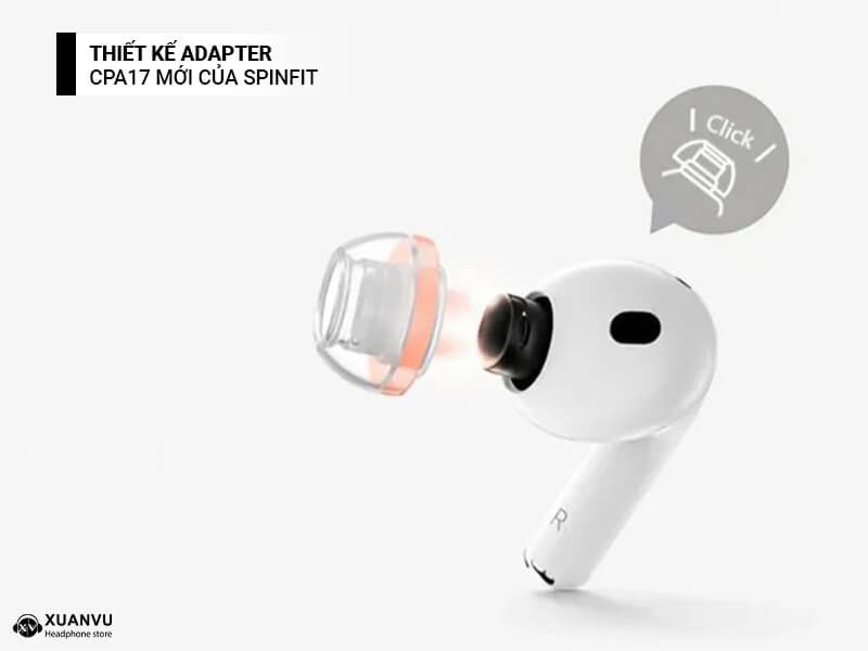 Eartip Spinfit AuraFine (Nobox) thiết kế