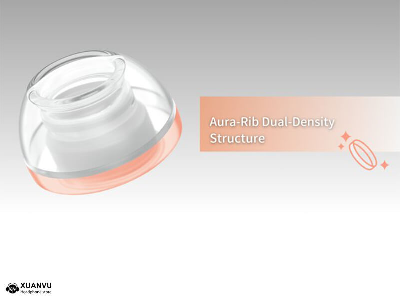 Eartip Spinfit AuraFine (Nobox) cấu trúc