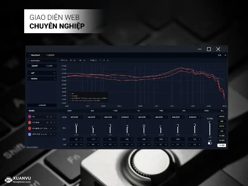 DAC/AMP Moondrop MoonRiver 3 ứng dụng web