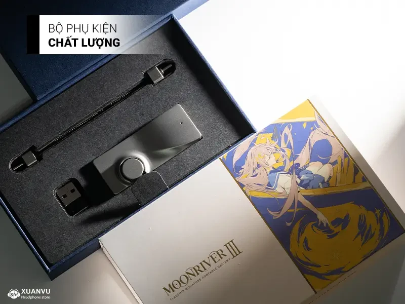 DAC/AMP Moondrop MoonRiver 3 phụ kiện