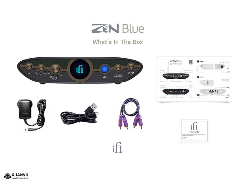 iFi Zen Blue 3 bộ phụ kiện có gì