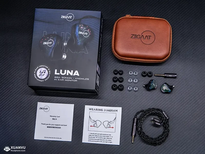 Tai nghe ZiiGaat Luna phụ kiện