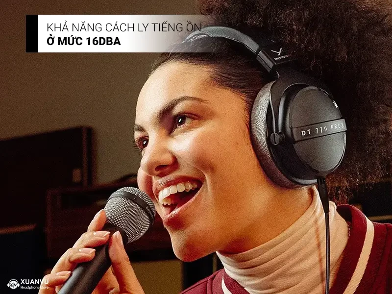 Tai nghe Beyerdynamic DT 770 Pro X khả năng cách ly