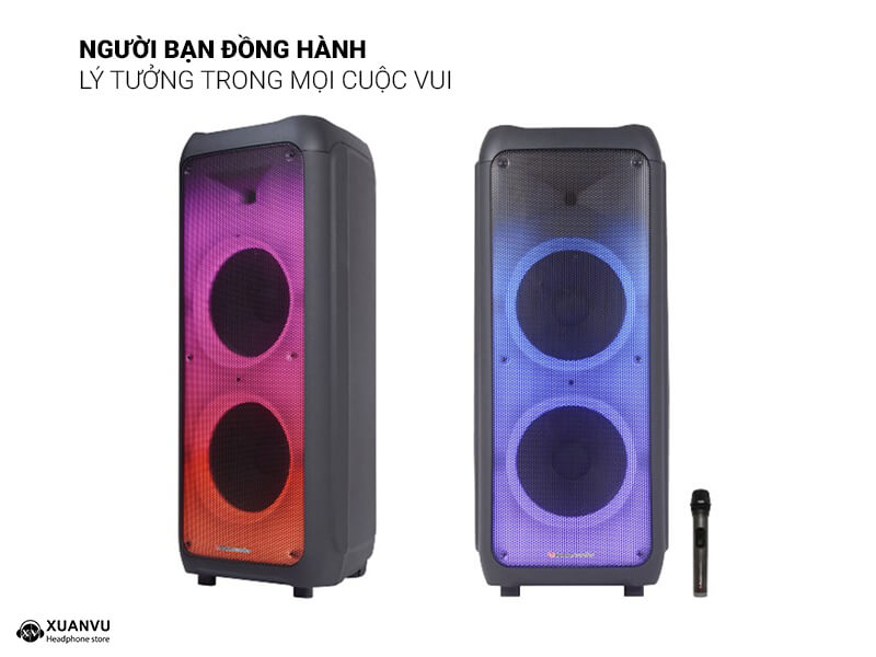 Loa karaoke Boston Acoustics Partybox BA-1202PB thiết kế 