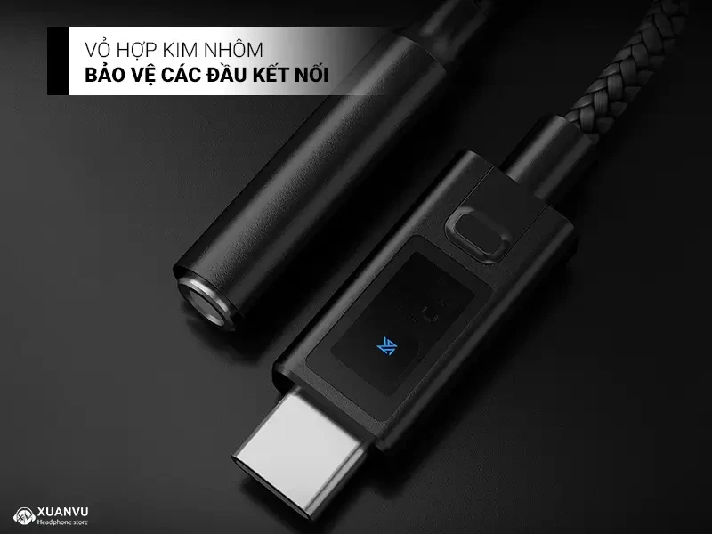 Dongle DAC/AMP KZ AM02 vỏ hợp kim nhôm