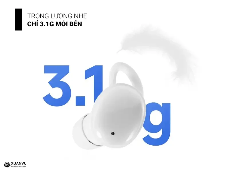 Tai nghe True Wireless CCA Sleep trọng lượng