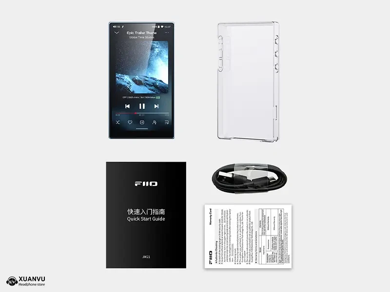 Máy nghe nhạc FiiO JM21 bộ phụ kiện