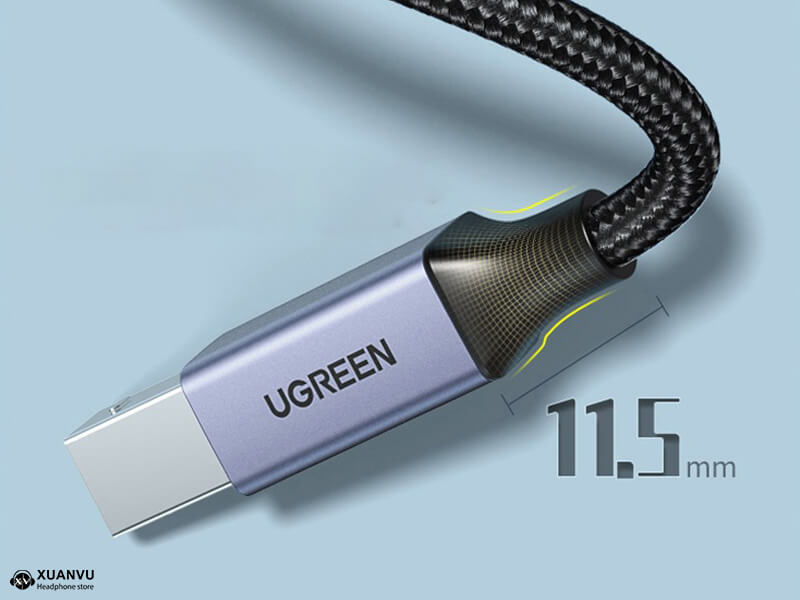 Cáp Ugreen 80807 USB Type-C ra USB Type-B cấu tạo