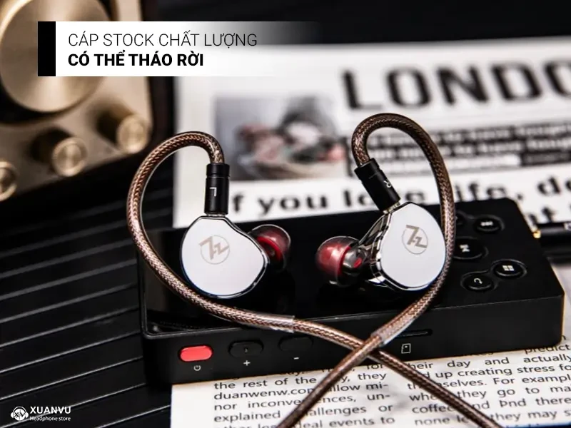 Tai nghe 7Hz x Crinacle: Divine cáp stock