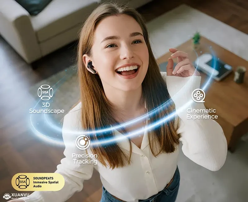 Tai nghe Bluetooth SoundPeats Air6 HS âm thanh 