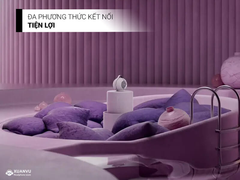 Loa bluetooth Devialet Mania (Light Grey + Deep Black) kết nối
