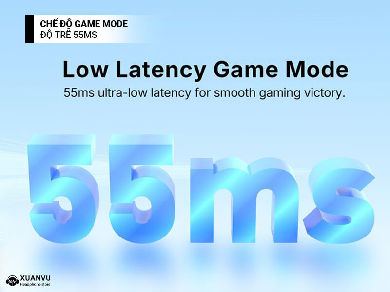 Tai nghe bluetooth EarFun Wave Life chế độ game mode