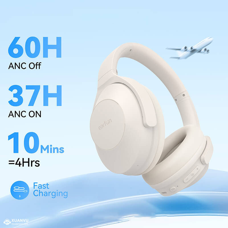 Tai nghe bluetooth EarFun Wave Life pin