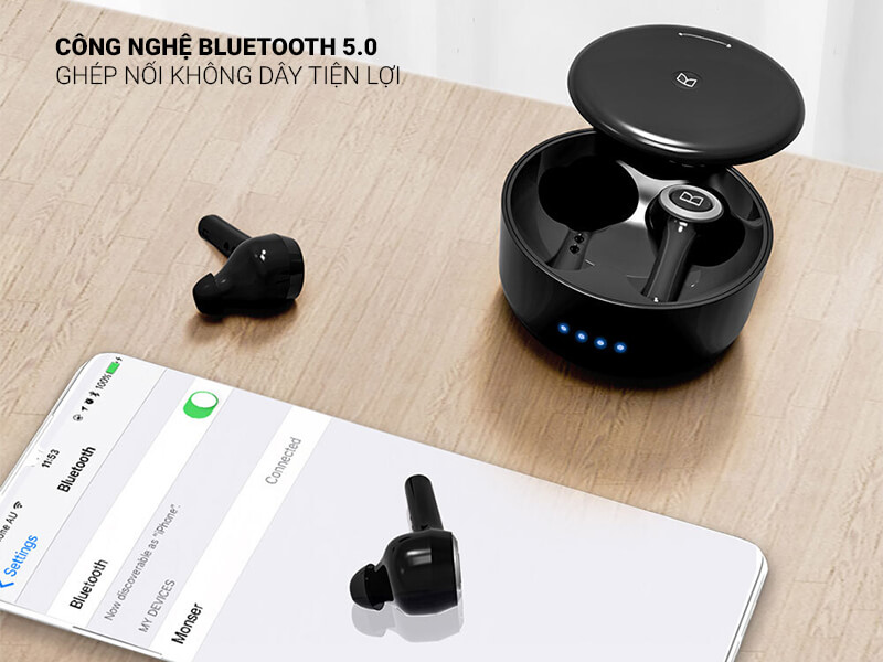 Tai nghe True Wireless Monster Clarity 102 Airlinks công nghệ bluetooth