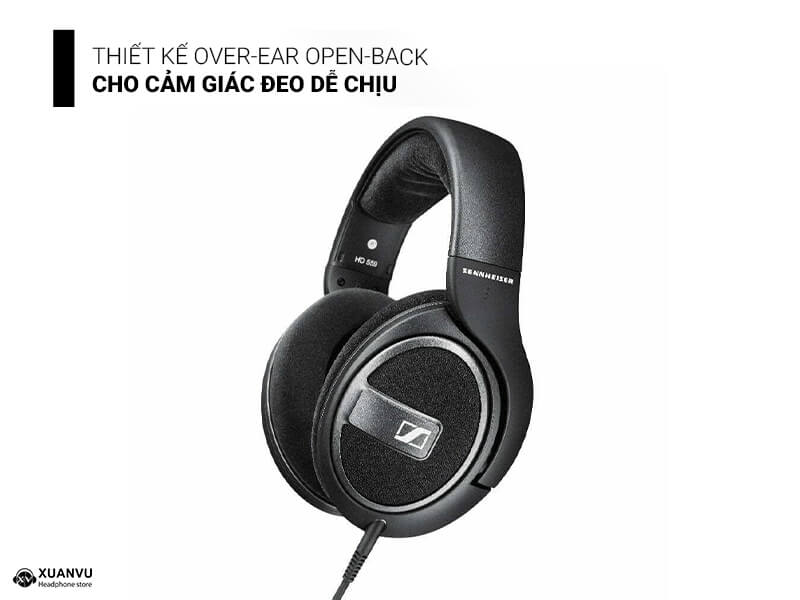 Tai nghe Sennheiser HD 559 thiết kế và trải nghiệm đeo