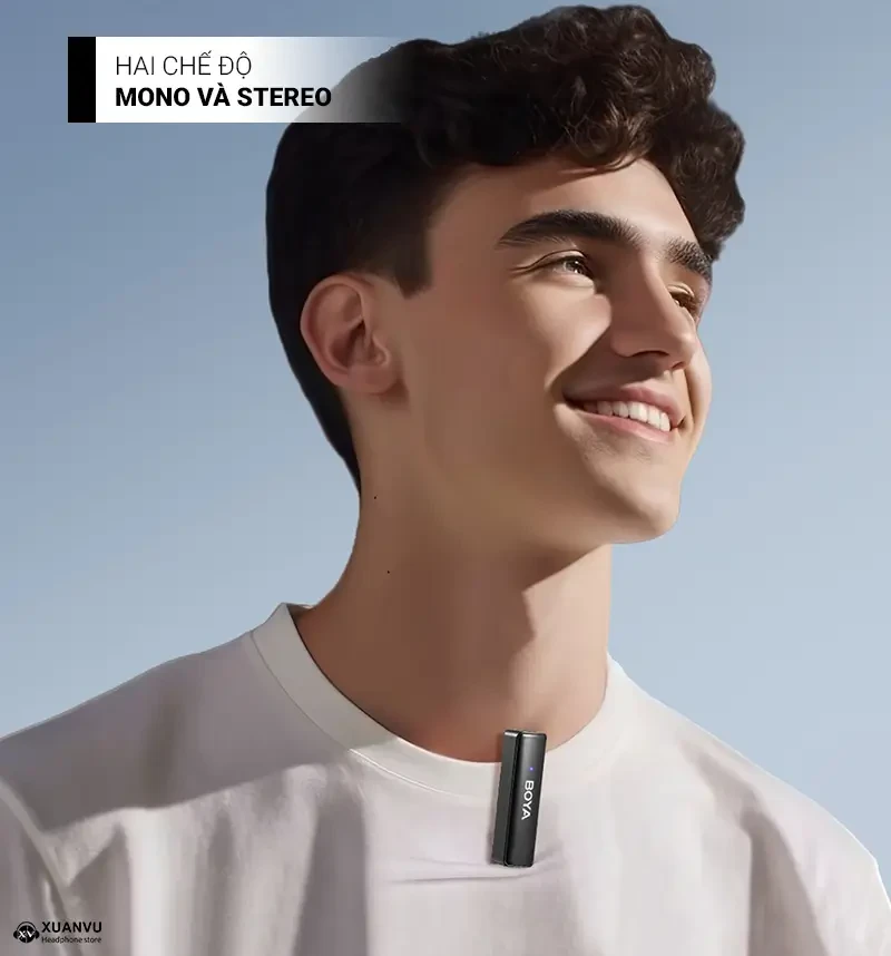 Micro thu âm không dây BoyaLink hai chế độ