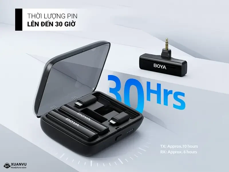Micro thu âm không dây BoyaLink pin