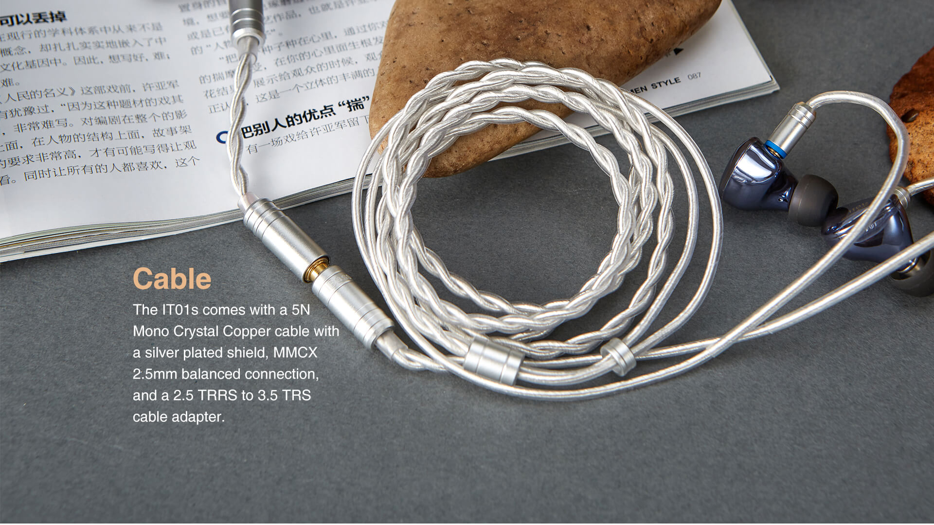 Tai nghe iBasso IT01s cable hiện đại 
