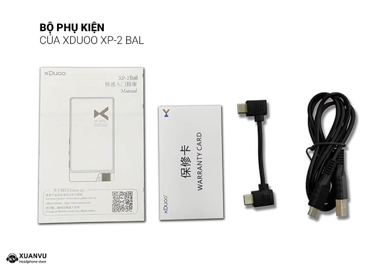 DAC/AMP xDuoo XP-2 Bal bộ phụ kiện